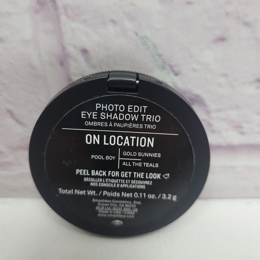 NEW No Box Smashbox Photo Edit‎ Eye Shadow Trio ON LOCATION